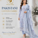 Pakistani Cotton Fabric Three Pieces