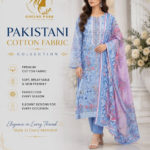 Pakistani Cotton Fabric Three Pieces